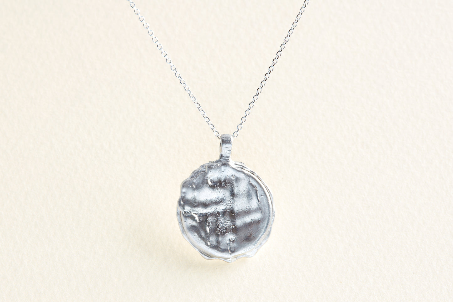 Large Circle Rock Pendant