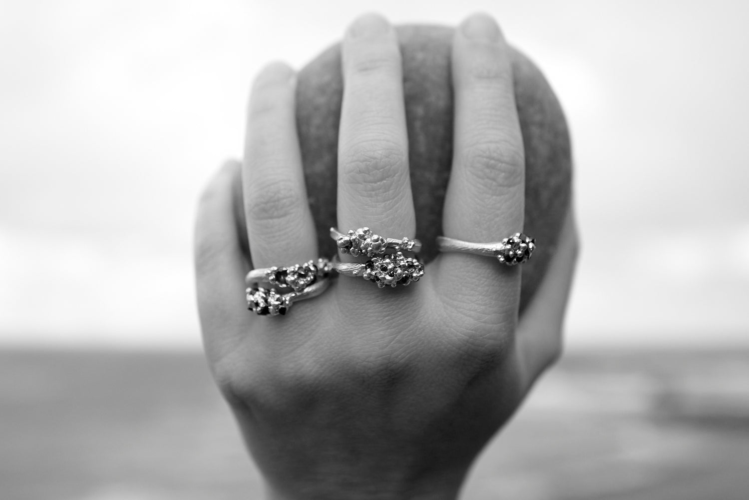 contemporary alternative engagement wedding rings Devon Cornwall UK