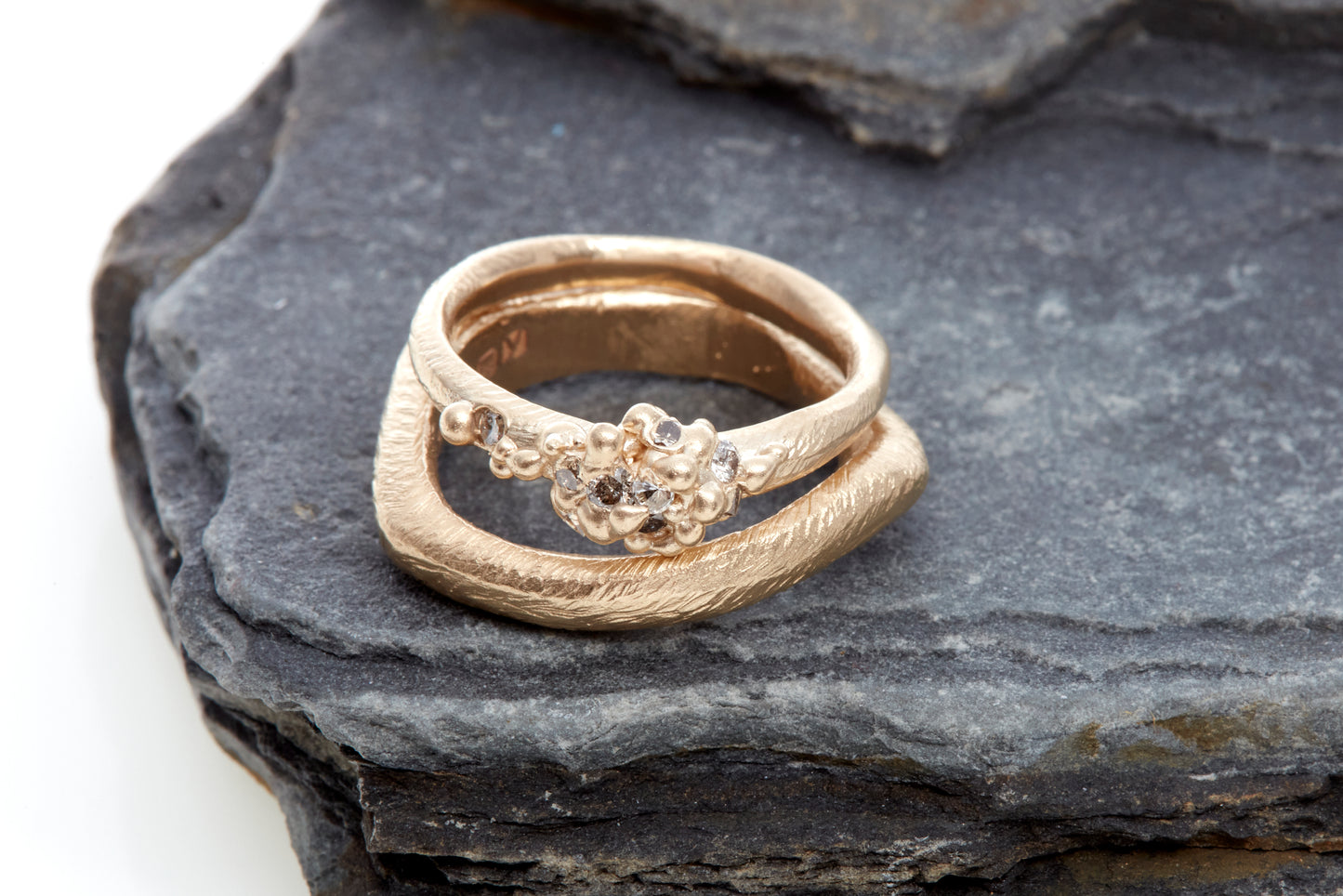 Diamond Molecule Ring