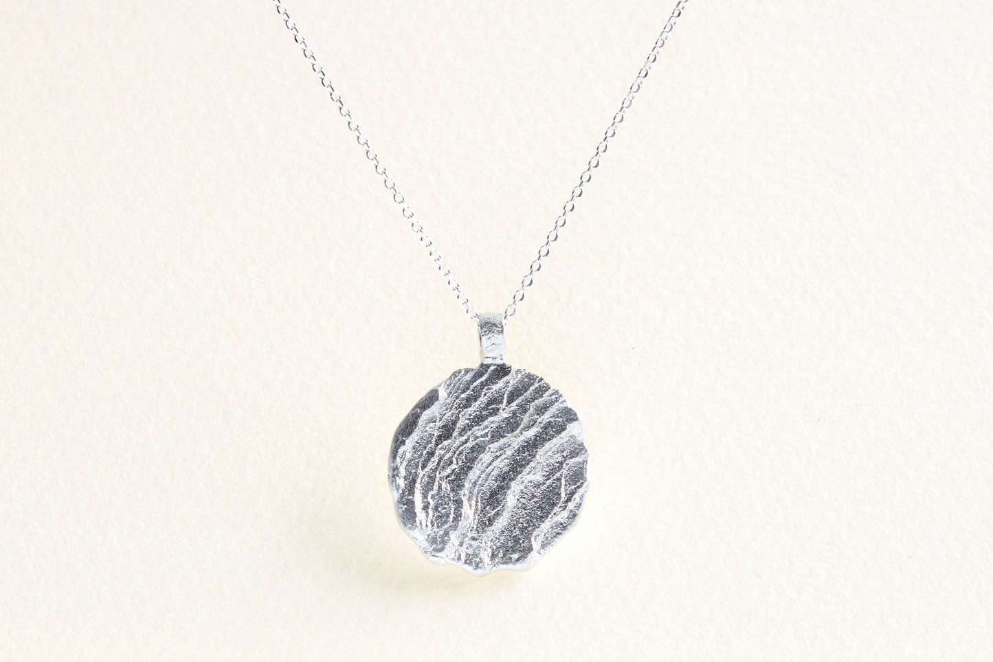 Large Circle Rock Pendant