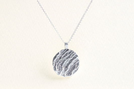 Large Circle Rock Pendant