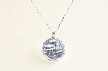 Large Circle Rock Pendant