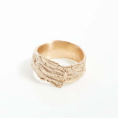 Tree Signet Ring Gold