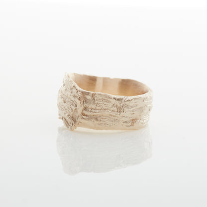 Tree Signet Ring Gold