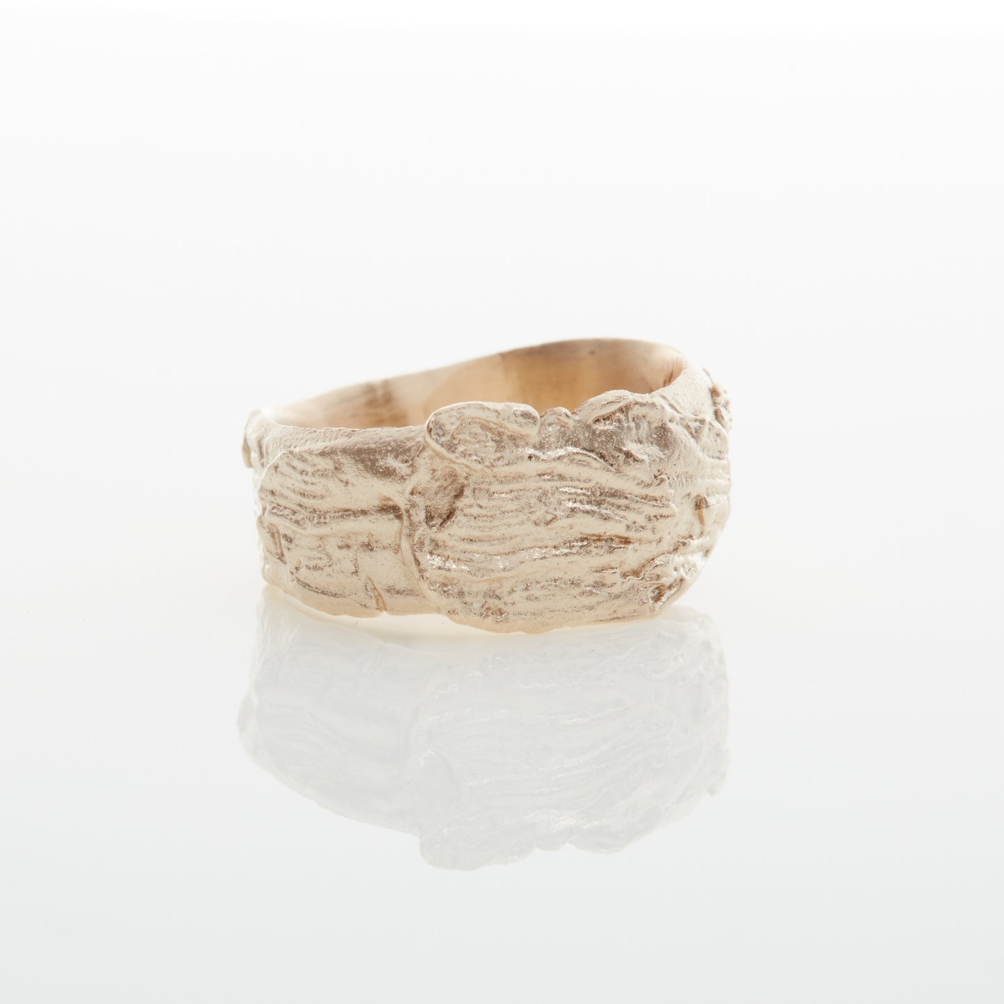 Tree Signet Ring Gold