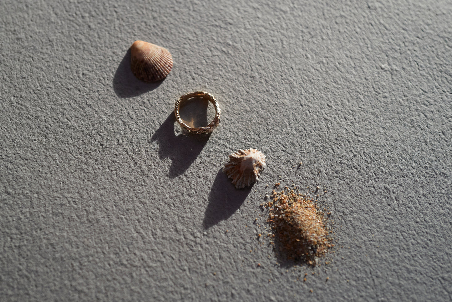 Champagne Rose Cut Diamond Ring