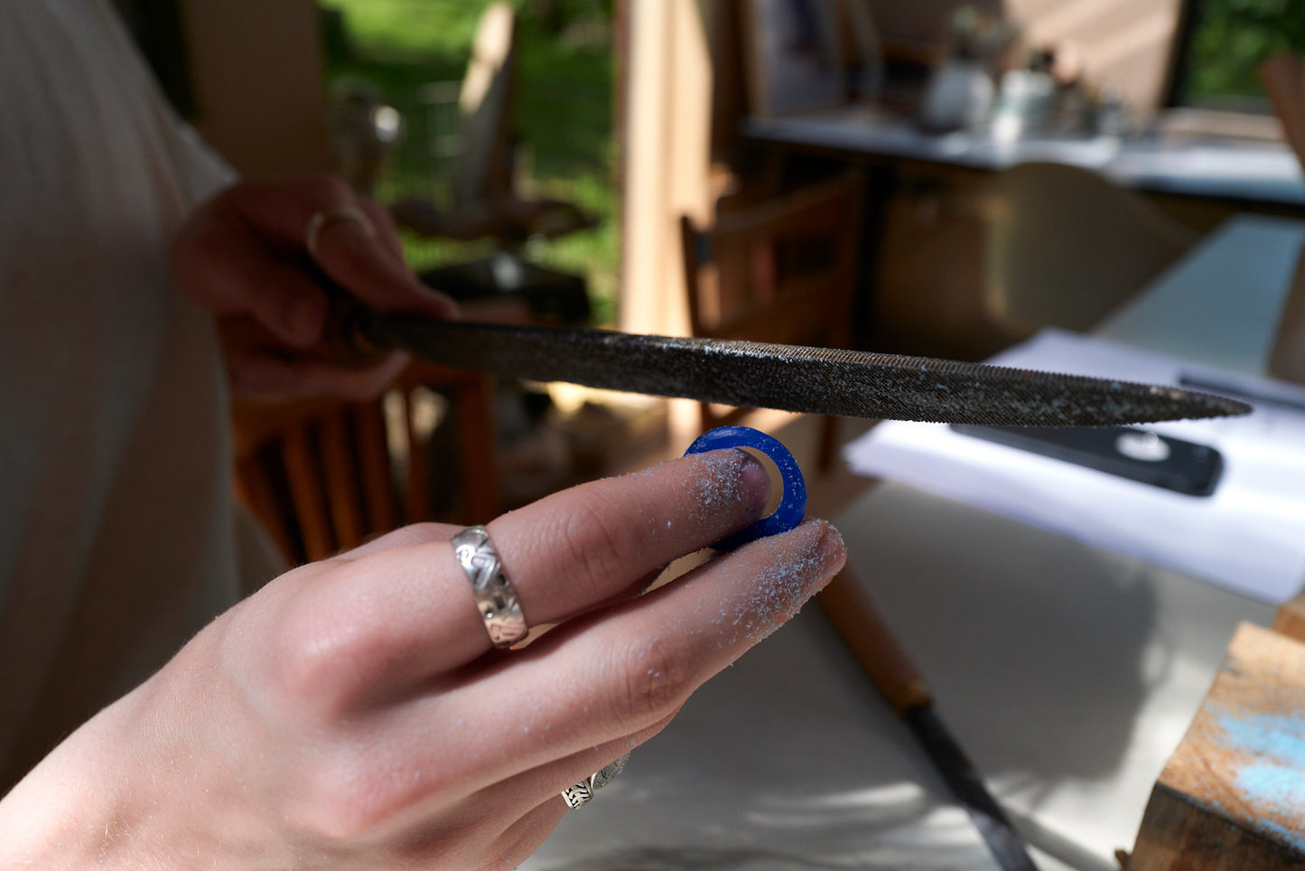 Engagement ring making. Create a ring to match your promise: beautiful and enduring.