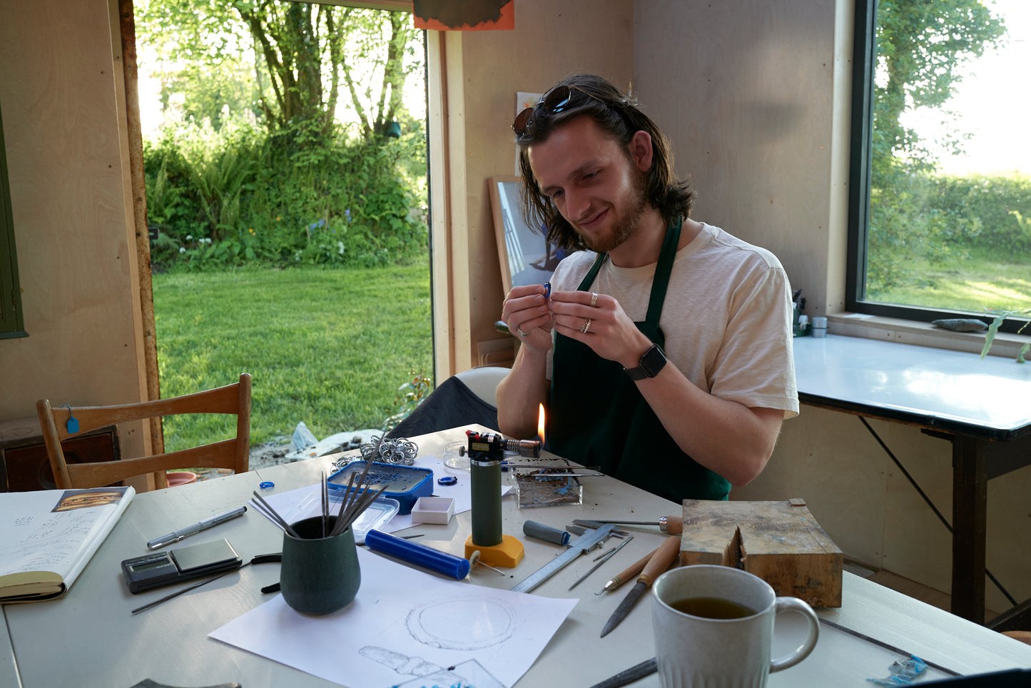 Engagement ring making. Create a ring to match your promise: beautiful and enduring.